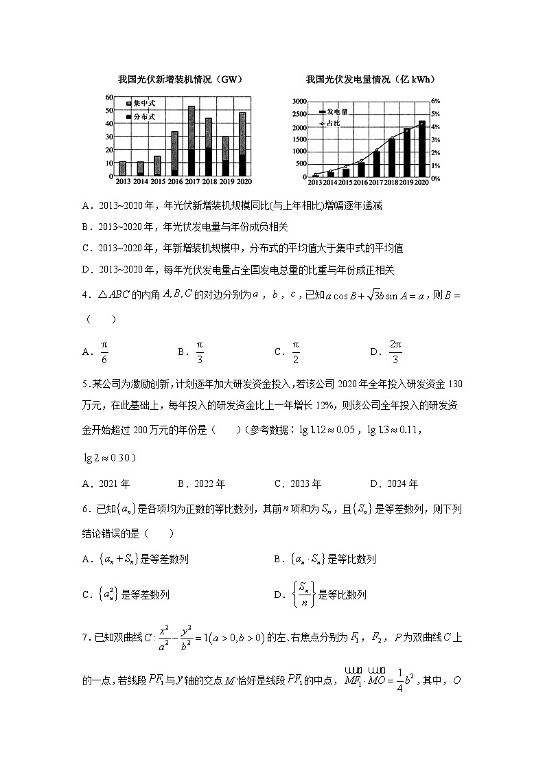 （新教材）2020-2021学年下学期高二期末备考金卷 数学02