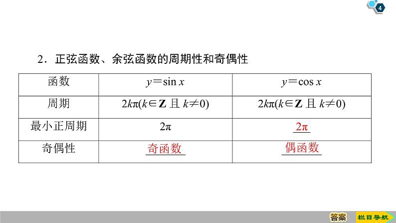 2019人教版数学必修第一册 5.4.2 第1课时　周期性与奇偶性 课件04