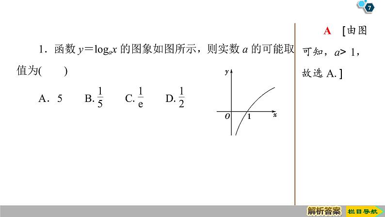2019人教版数学必修第一册4.4 第1课时　对数函数的概念、图象及性质 课件07