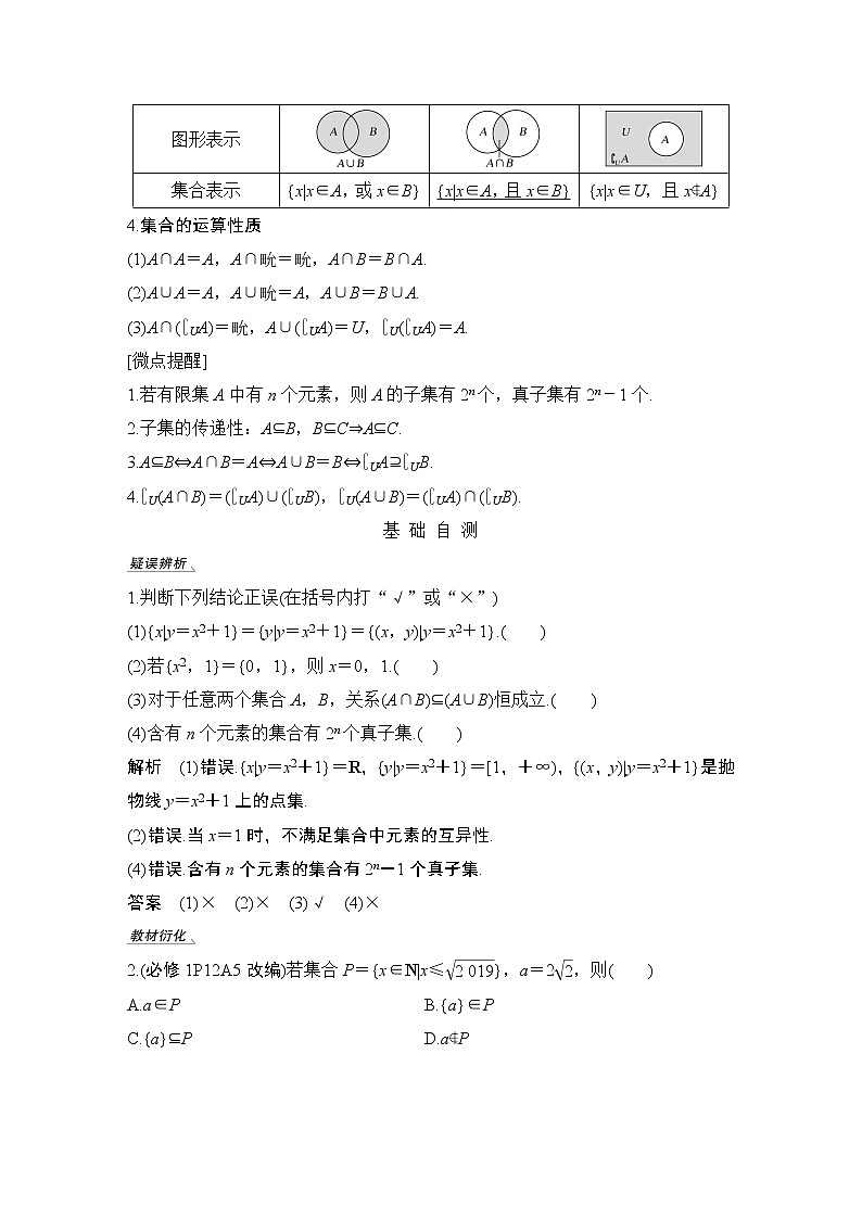 高考数学一轮复习　第一章 第1节　集合第2页