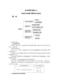 高中数学选修4-4知识点清单
