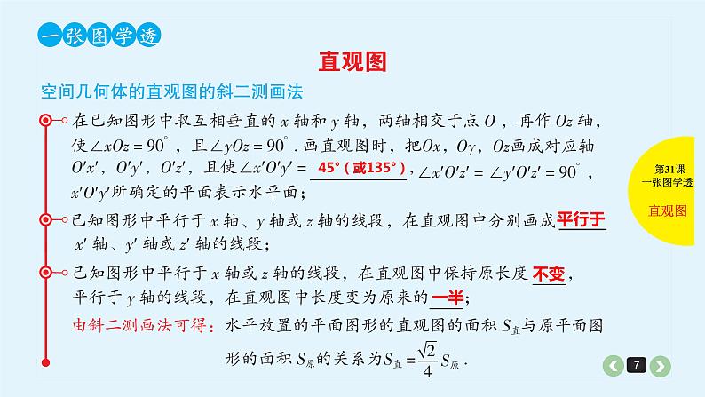 2022全国高考文数一轮复习课件  第31课 空间几何体及其三视图07