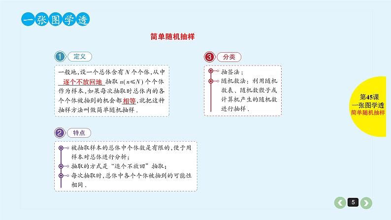 2022全国高考文数一轮复习课件  第45课 统计05