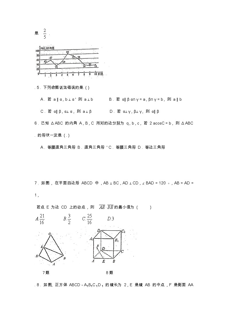 重庆育才中学高 2023 届高一下数学期末复习（无答案）第2页