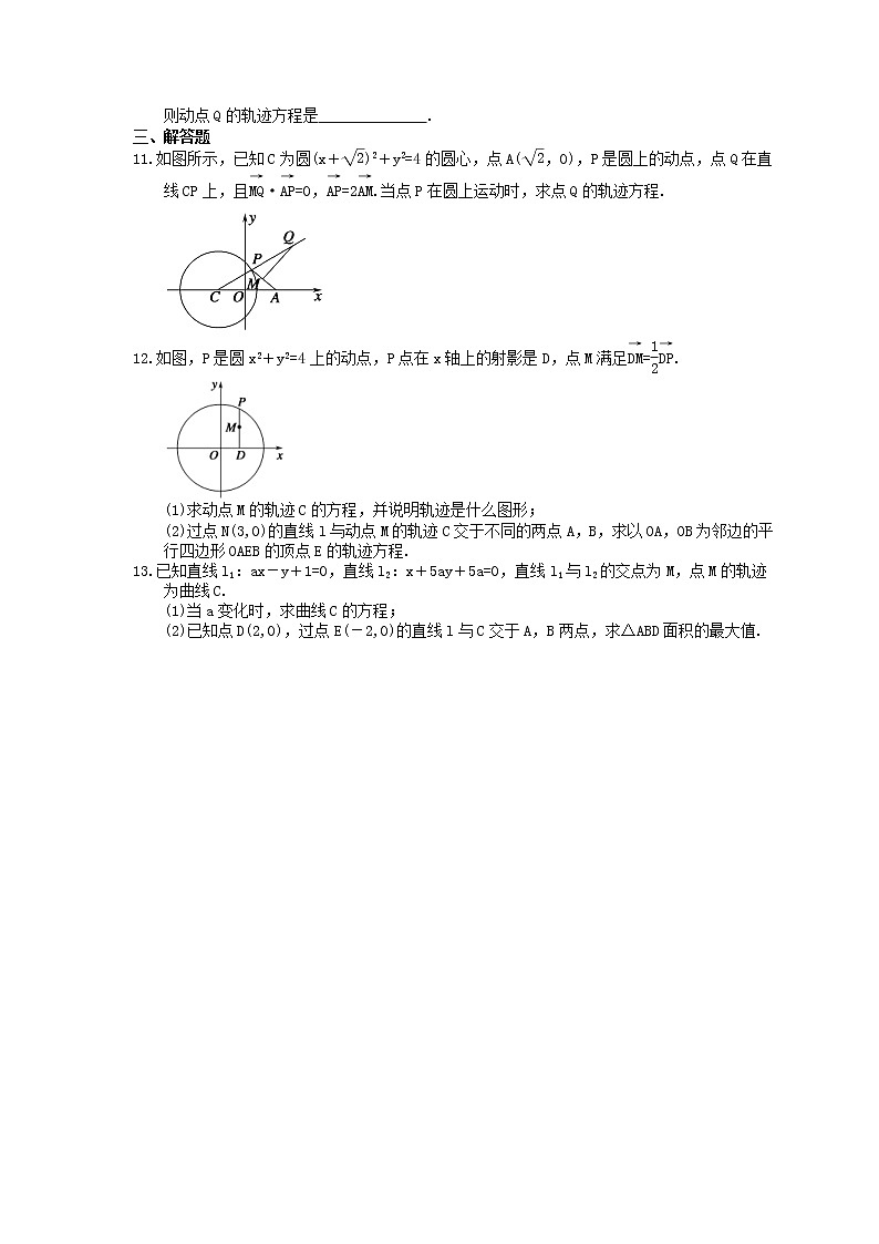 2022版高考数学大一轮复习课时作业55《曲线与方程》(含答案详解) 练习02