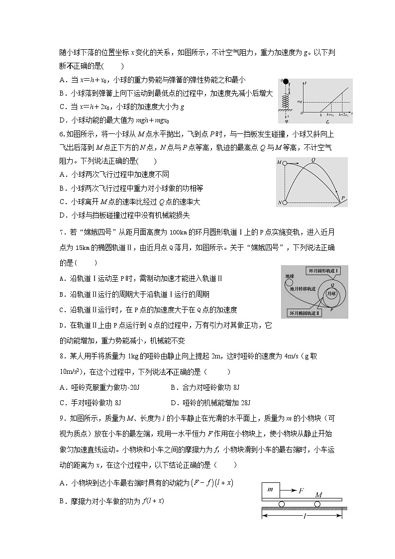 江西省石城中学2020-2021学年高一下学期第二次月考物理试卷+答案第2页