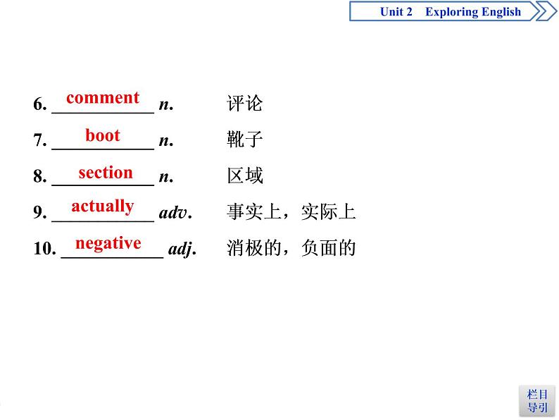 外研版高中英语必修一Unit2 Section Ⅱ　Integrating skills & Developing ideasPPT课件03