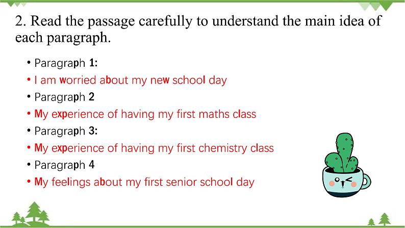 Welcome Unit  Period 2 Reading and Thinking 课件-高一上学期英语 同步教学课件(人教版新教材必修第一册)第5页