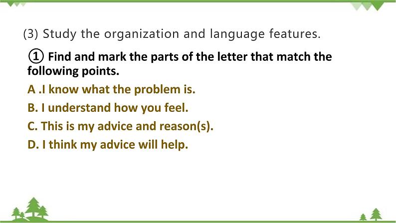 Unit 1 Teenage life Period 4 Reading for Writing --a letter of advice课件-高一上学期英语 同步教学课件(人教版新教材必修第一册)08