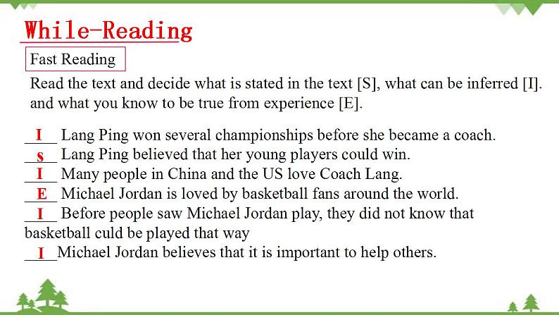 Unit 3 Sports and Fitness Period 2 Reading and Thinking Living Legends课件-高一上学期英语 同步教学课件(人教版新教材必修第一册)04