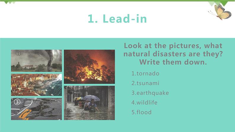 Unit 4 Natural Disasters Period 1 Listening, Speaking&Talking 课件-高一上学期英语 同步教学课件(人教版新教材必修第一册)06