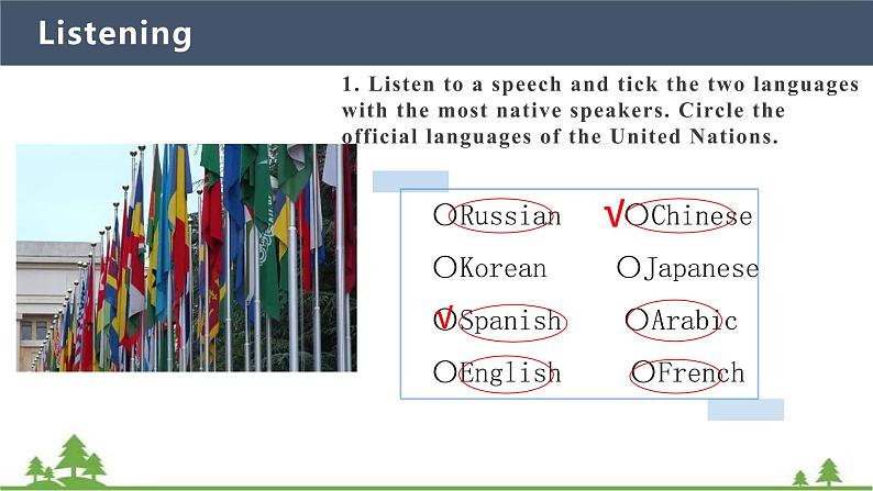 Unit 5 Languages around the world Period 1 Listening, Speaking & Talking 课件-高一上学期英语 同步教学课件(人教版新教材必修第一册)04