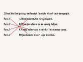 Unit5 Period Four Using Language & Other Parts课件