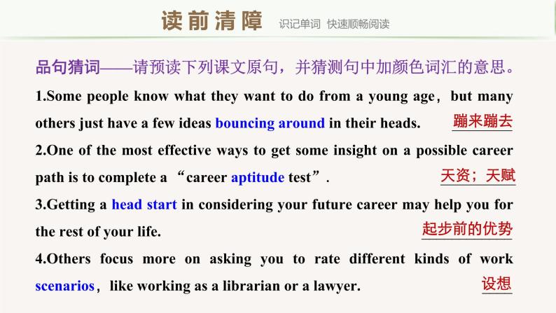 Unit5 Period One Reading and Thinking课件08