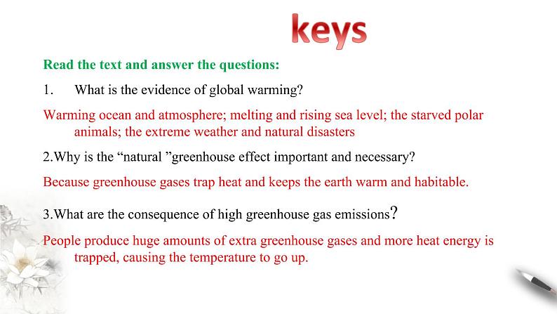 Unit 3 Environmental protection Period1 Reading and thinking课件-【新教材精创】高中英语新教材同步备课(人教版选择性必修第三册）07