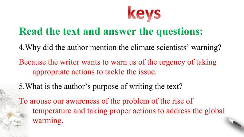 Unit 3 Environmental protection Period1 Reading and thinking课件-【新教材精创】高中英语新教材同步备课(人教版选择性必修第三册）08