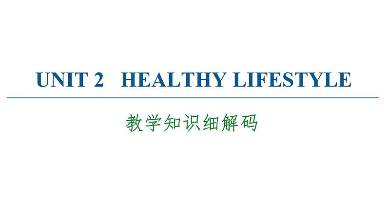 2020-2021学年高二上学期英语人教版（2019）选择性必修第三册 UNIT 2 教学知识细解码 课件（双击可编辑）第1页