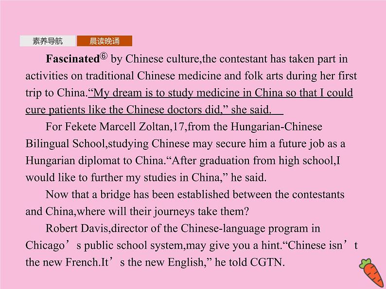 2020_2021学年新教材高中英语Unit2BRIDGINGCULTURESSectionAReadingandThinking课件新人教版选择性必修205