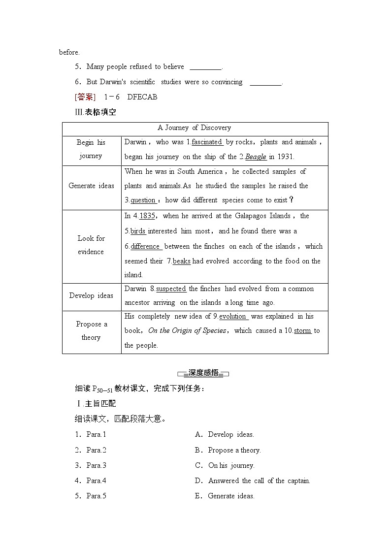 Unit 5 理解课文精研读 同步教材讲解 【新教材】外研版（2019）英语选择性必修第一册02