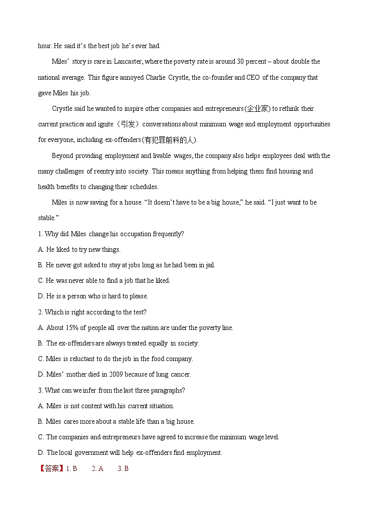 Unit 2 Healthy lifestyle Period 5 Using language(2) 课时练习03