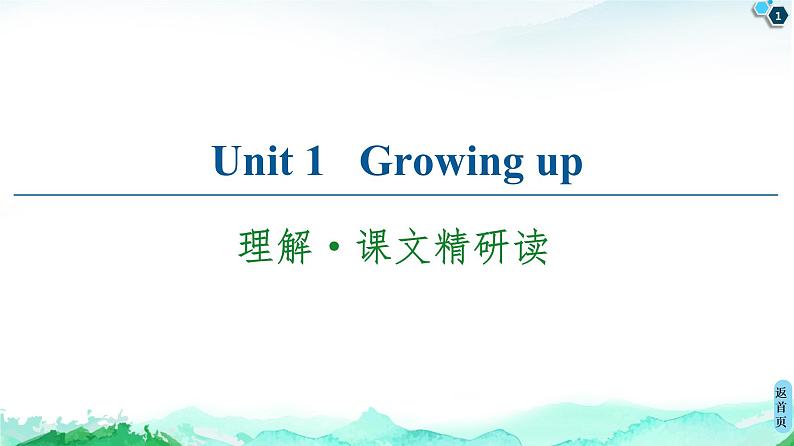 高中英语外研版 (2019) 选择性必修第二册  20-21 Unit 1 理解·课文精研读课件PPT01