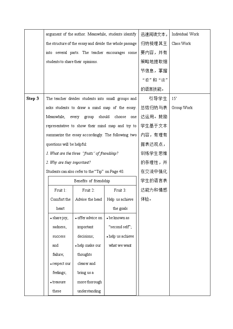 Unit 3 Section Ⅴ Extended reading【教案】-2020-2021学年高一英语精品课堂（牛津译林版2020必修第一册）02