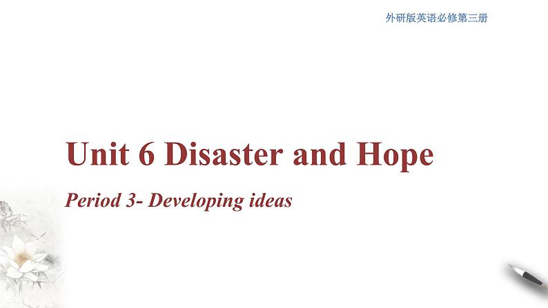 6.3 Developing ideas 课件（2）(共23张PPT)第1页