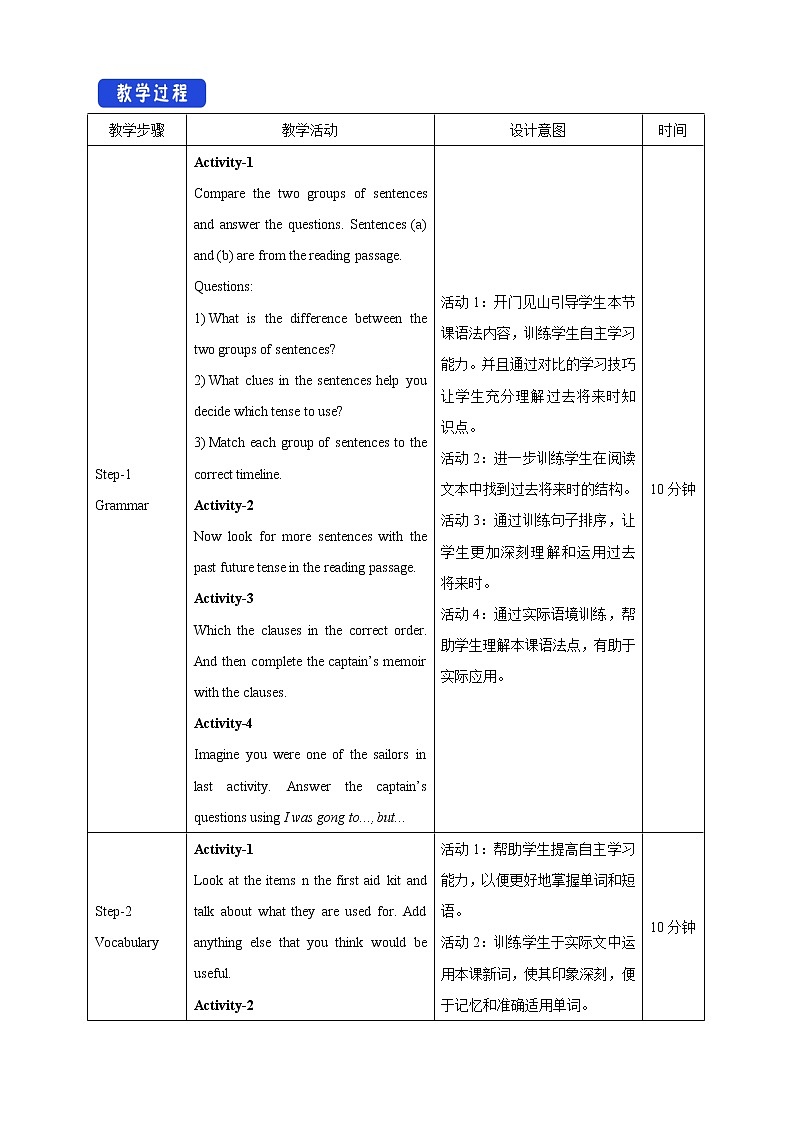 5.2 Using languages 教学设计（2）第2页