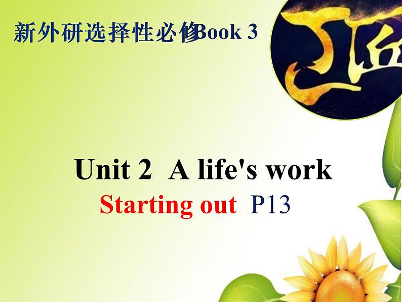 Unit 2 Starting out P13课件PPT第1页