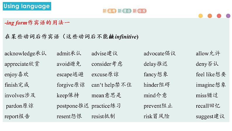 Unit 2 Onwards and upwards Period 2 Using Language课件-【新教材精创】高中英语新教材同步备课外研版选择性必修第一册07