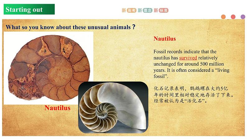 Unit 5 Revealing nature Period 1 Starting out and understanding ideas 课件-【新教材精创】同步备课(外研版选择性必修第一册)》05