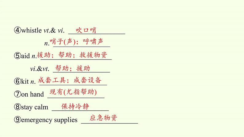 高中英语人教版 (2019) 必修一  Unit 4 Natural Disasters Listening and Talking课件PPT第4页