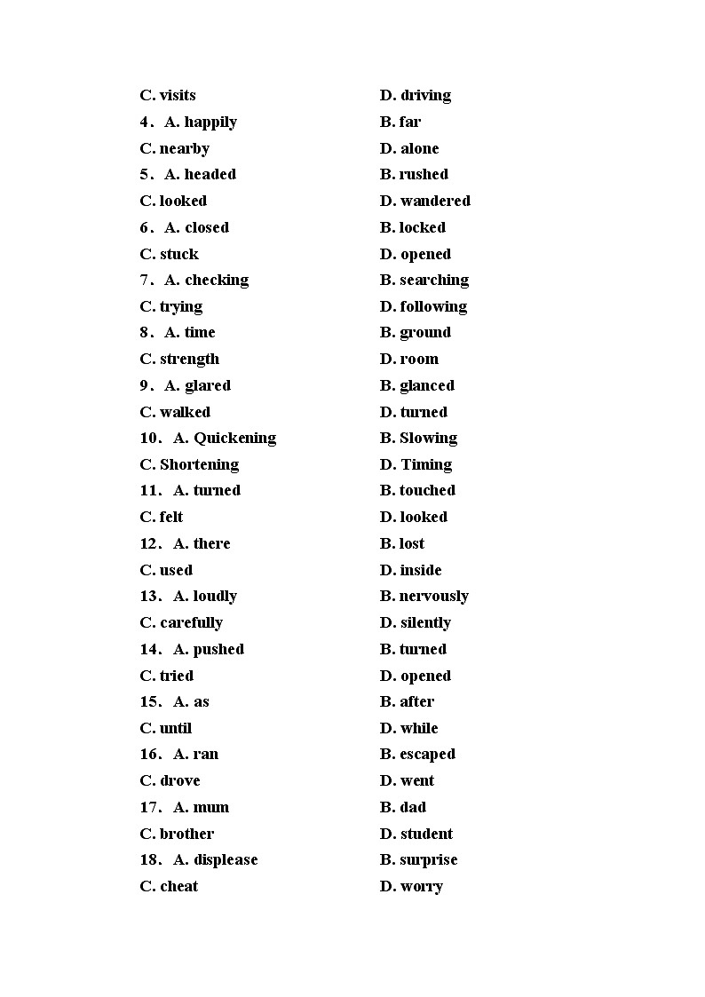 高一英语人教版必修4双基限时练12 unit 4 body language part 3 word版含解析第3页