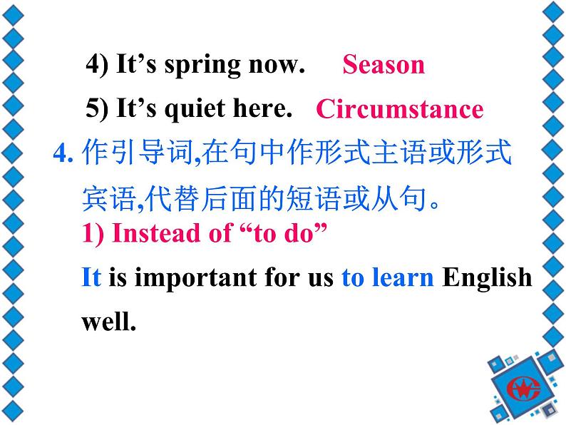 代词it的用法高考考前复习课件第4页