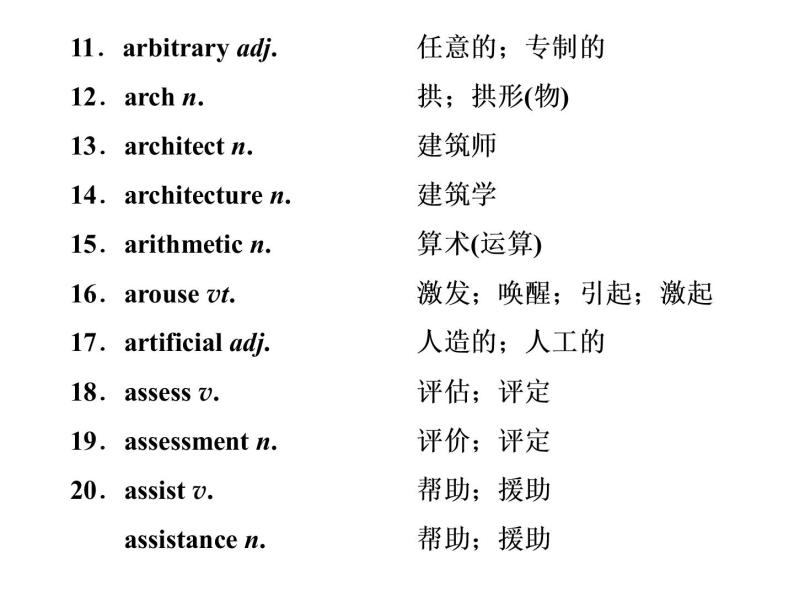 高中英语 素养积累 第二周 课件07