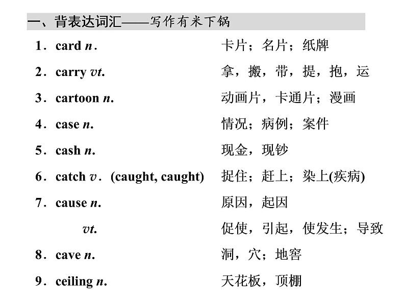 高中英语 素养积累 第五周第2页