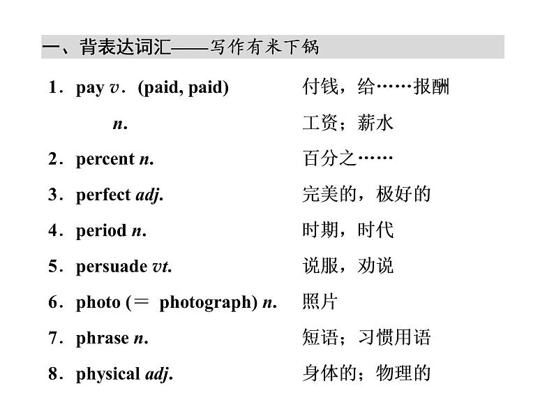 高中英语 素养积累 第十六周第2页