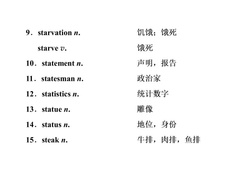 高中英语 素养积累 第二十周 课件07