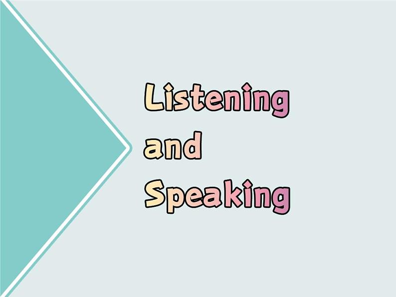 Listening and Speaking第3页