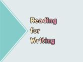 人教版（2019）英语高中必修一Unit 1 Reading for Writing课件PPT