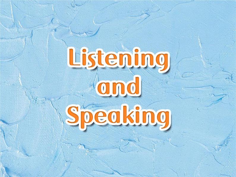 人教版（2019）英语高中必修一Unit 5 Listening and Speaking 课件05