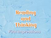 人教版（2019）英语高中必修一 Welcome unit Reading and Thinking 课件
