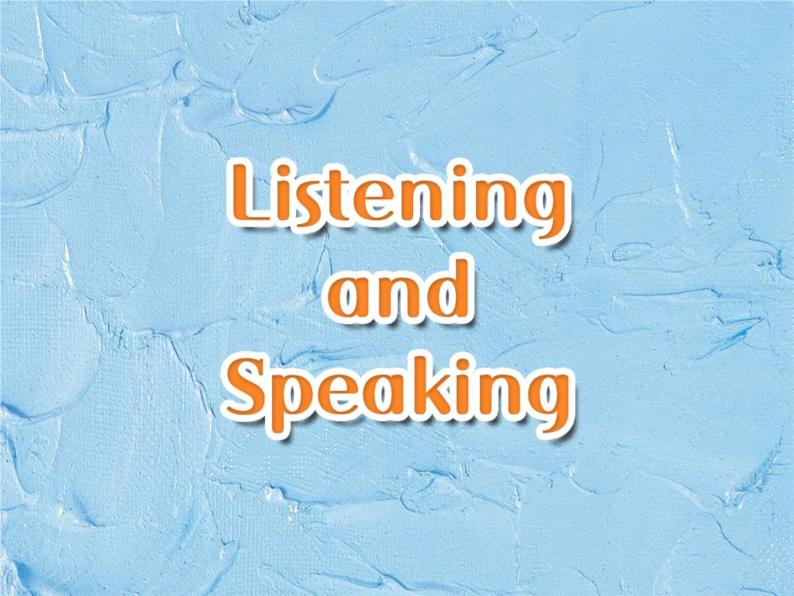 人教版（2019）英语高中必修第二册 Unit2 Listening and Speaking 课件02