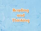 英语必修第三册 Unit3 Reading and Thinking 课件PPT