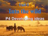 外研版（2019） 必修第一册 Unit 5 Into the wild Developing ideas (共30张PPT )
