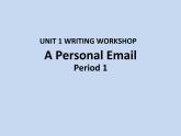 Unit1L4寫作第一課時-2020年新教材高一英語教學設計+課件(北師大版必修第一冊）