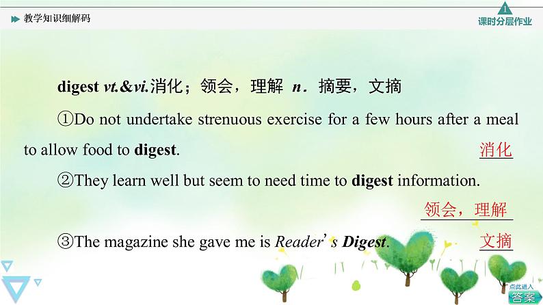 牛津译林版（2019）高中英语 选择性必修第一册 Unit 1   Food matters（课件+学案+课时作业）（共19份）04