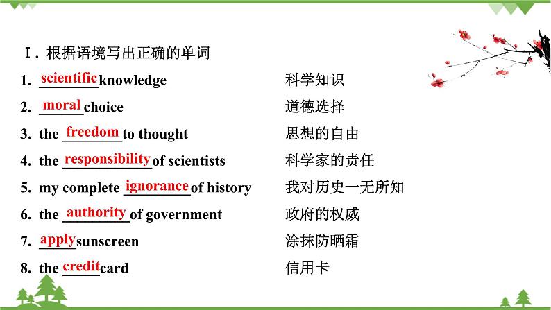 牛津译林版（2019）高中英语 必修 第三册  Unit 4 Scientists who changed the world 课件（6份）02