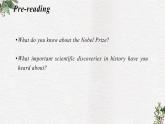 Unit 4 Scientists who changed the world Reading 1 課件-高一英語牛津譯林版必修第三冊