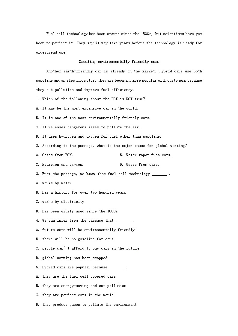 高中英语 素能提升演练(二十九) Unit4 新人教版选修6第3页